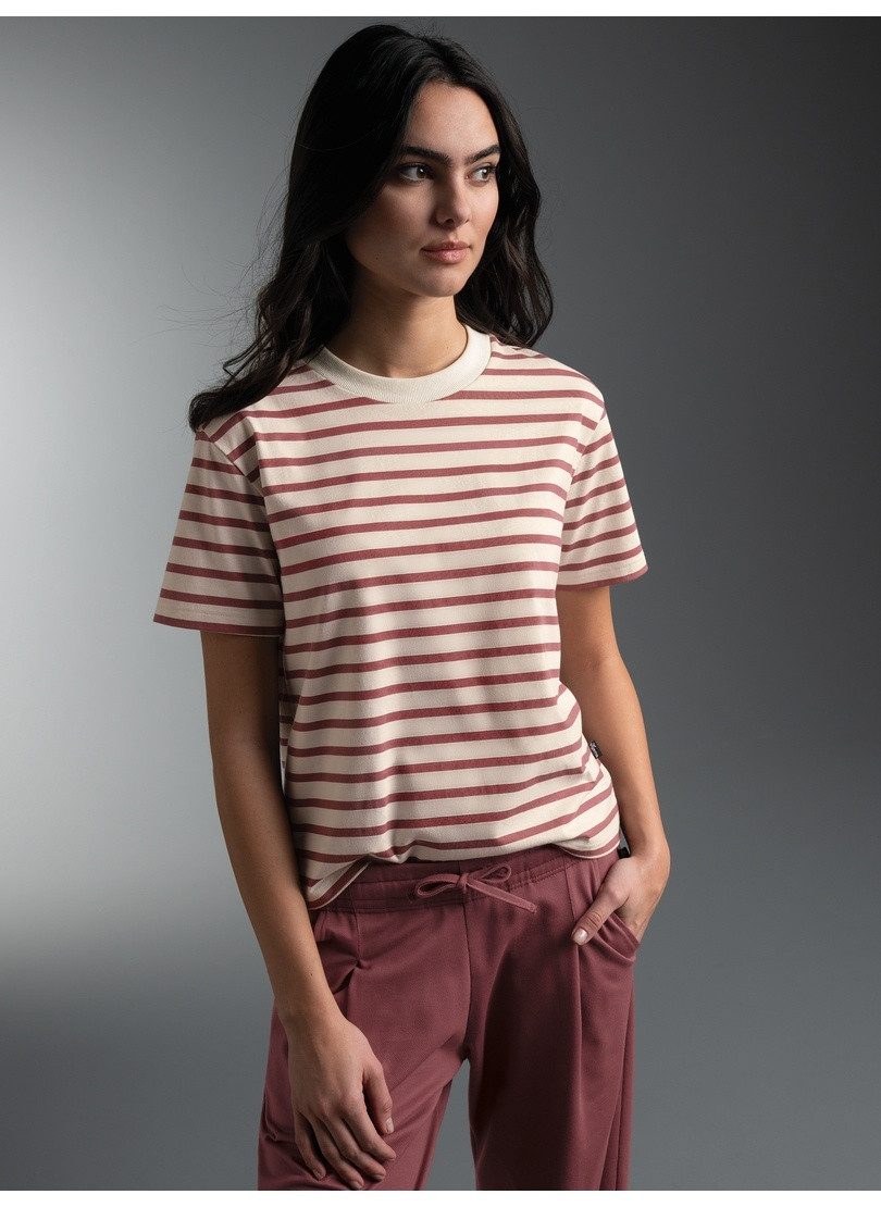 Trigema T-Shirt TRIGEMA T Shirt in Ringeloptik (1-tlg)