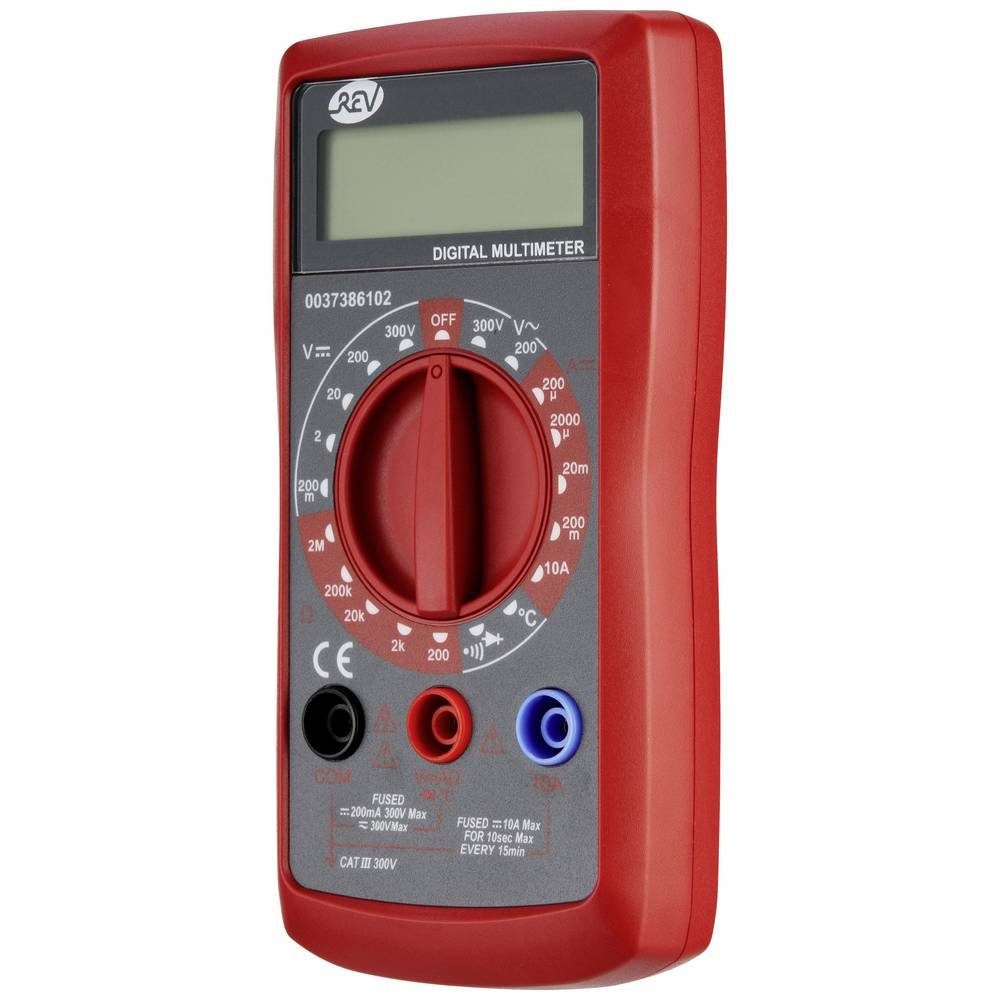 REV Multimeter Vielfachmessgerät digital mit Temperaturmessung