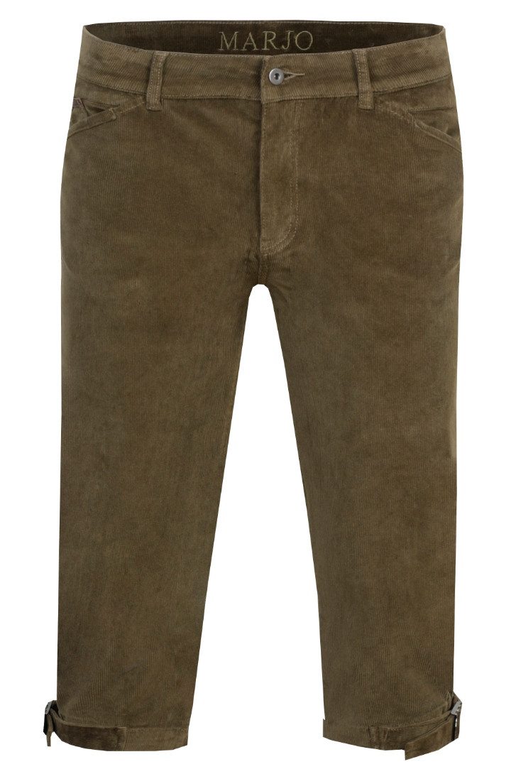 MarJo Trachtenlederhose Trachtenhose Herren - CONNER KB - olivbraun