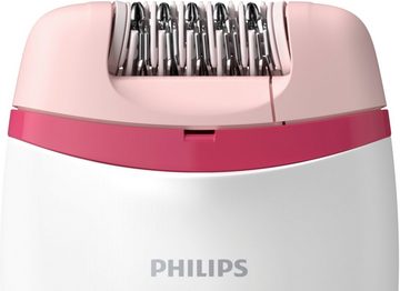 Philips Epilierer Satinelle Esential BRP506/00, mit Mini-Epilierer und Pinzette für Augenbrauen