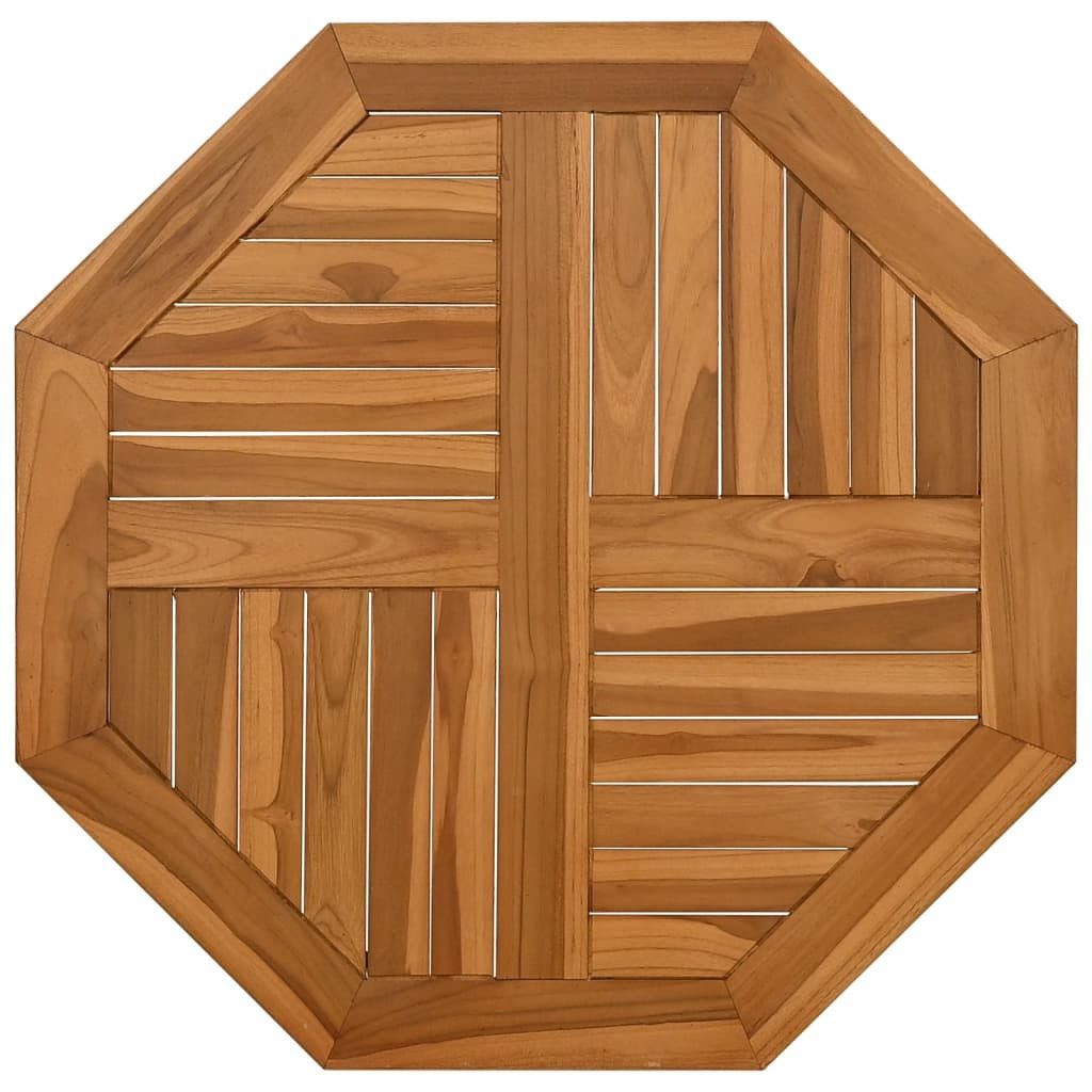 vidaXL Gartentisch 70 x 70 cm Balkontisch Tischplatte 70x70x2,5 cm Achteckig Massivholz T