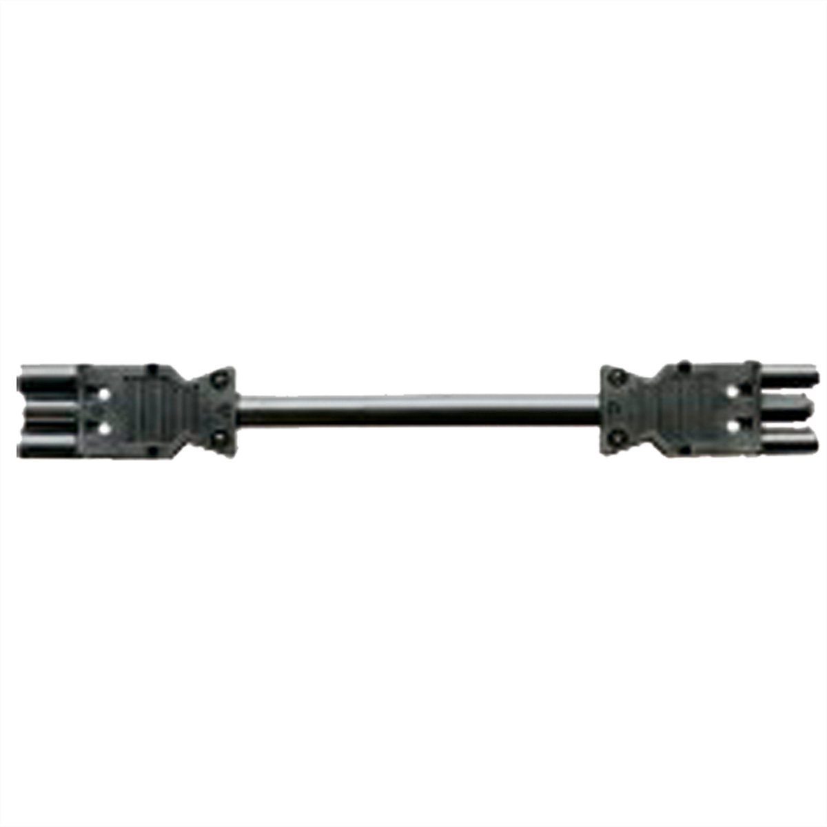 Bachmann Verlängerung H05Z1Z1 3G 1,5mm² L: 1,0m sw GST18 Stromadapter, 1 cm, 375.081