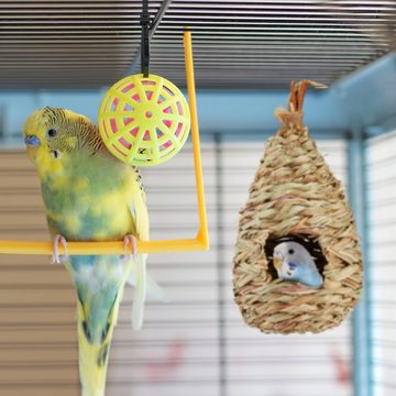 relaxdays Vogelhaus Vogelnest zum Aufhängen