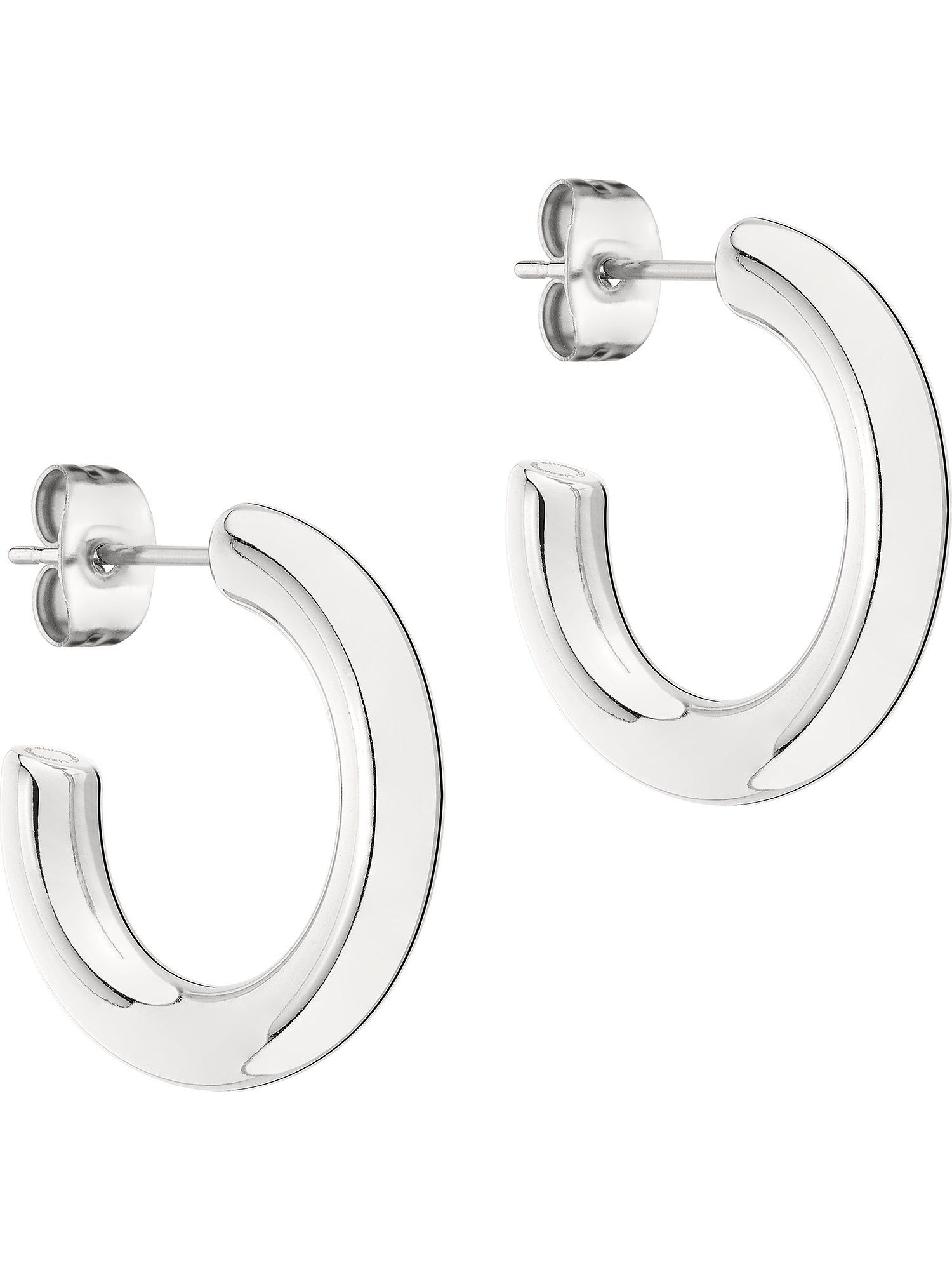 Paar Creolen Liebeskind Damen-Creolen Edelstahl