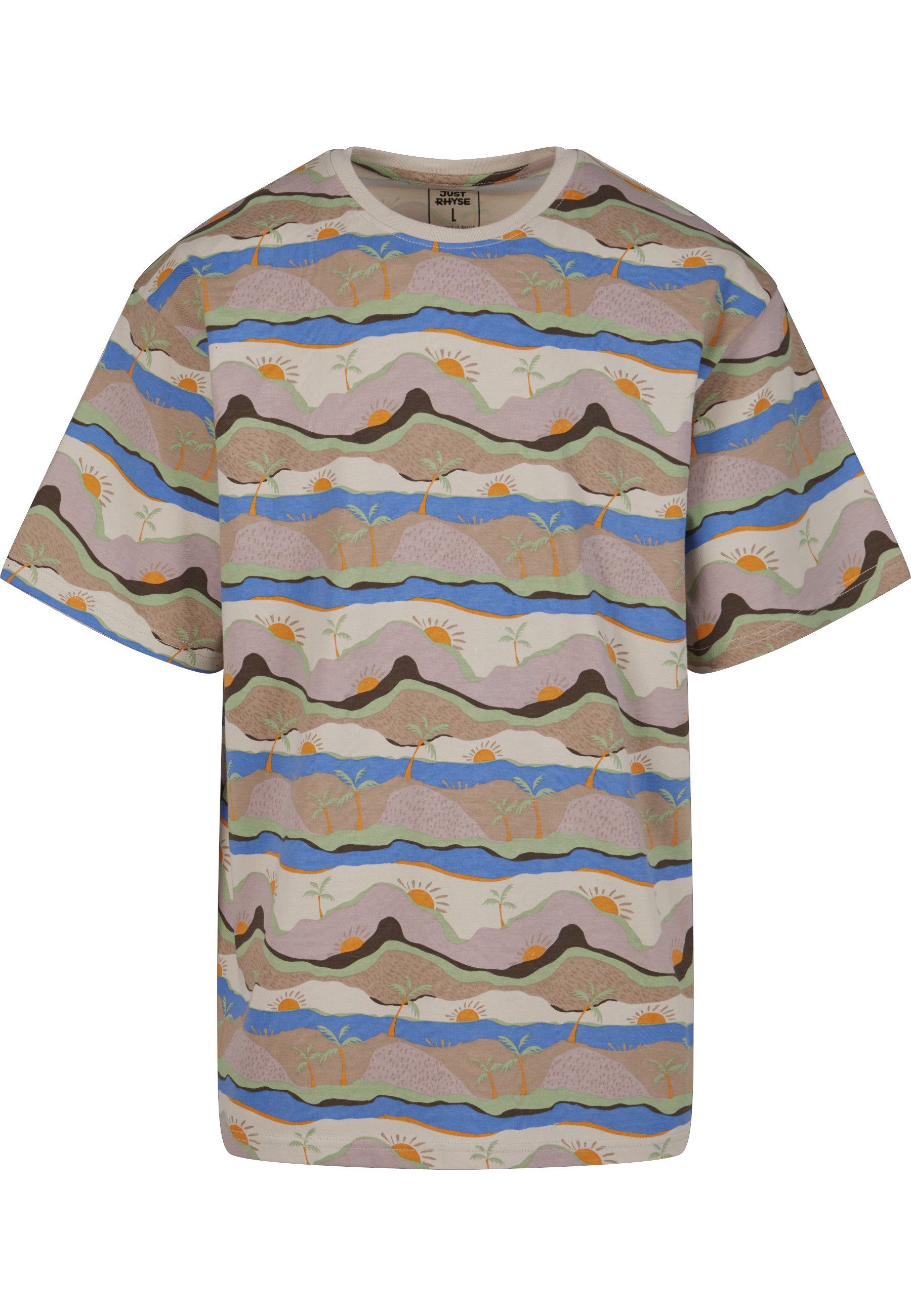 T-Shirt Just Rhyse Herren Just Rhyse Tshirt Sunrise
