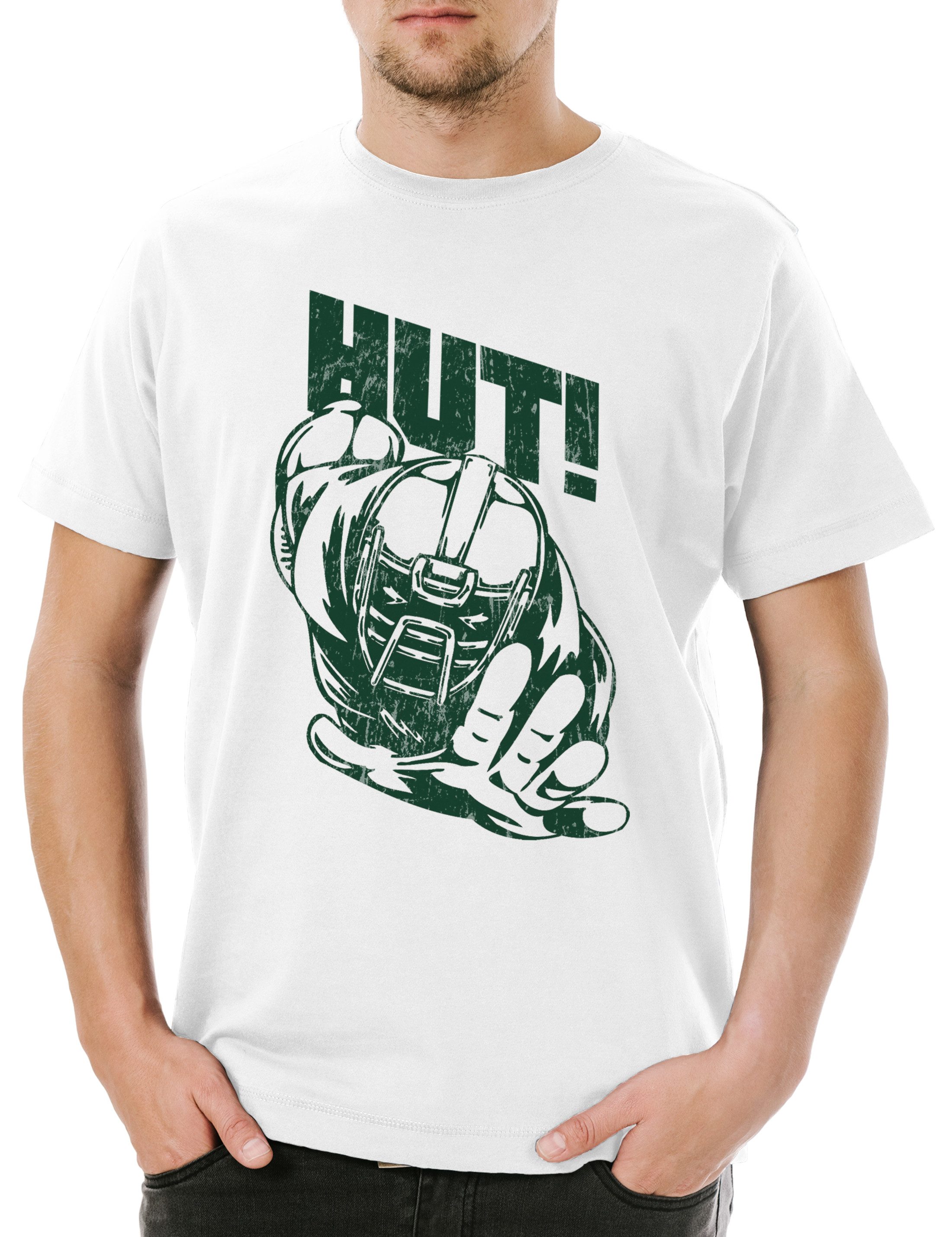 Print-Shirt American Football Hut Herren T-Shirt Player Sport Passion Love