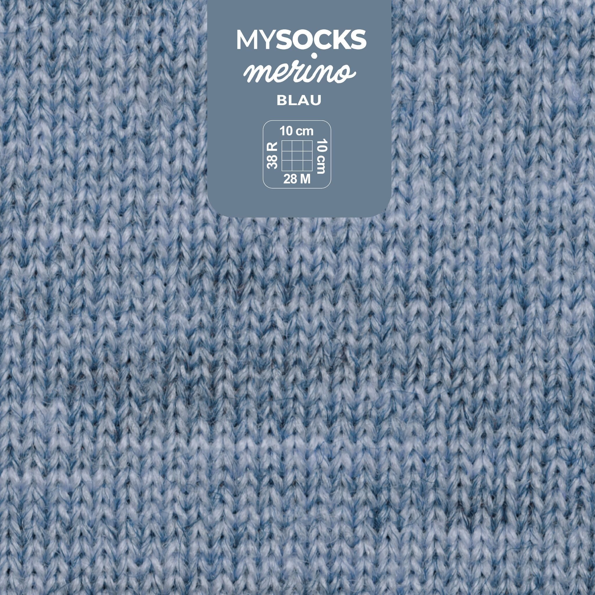myboshi mysocks Merino, 4-fädige Merino-Sockenwolle Häkelwolle, 420 m (1-St), meliert