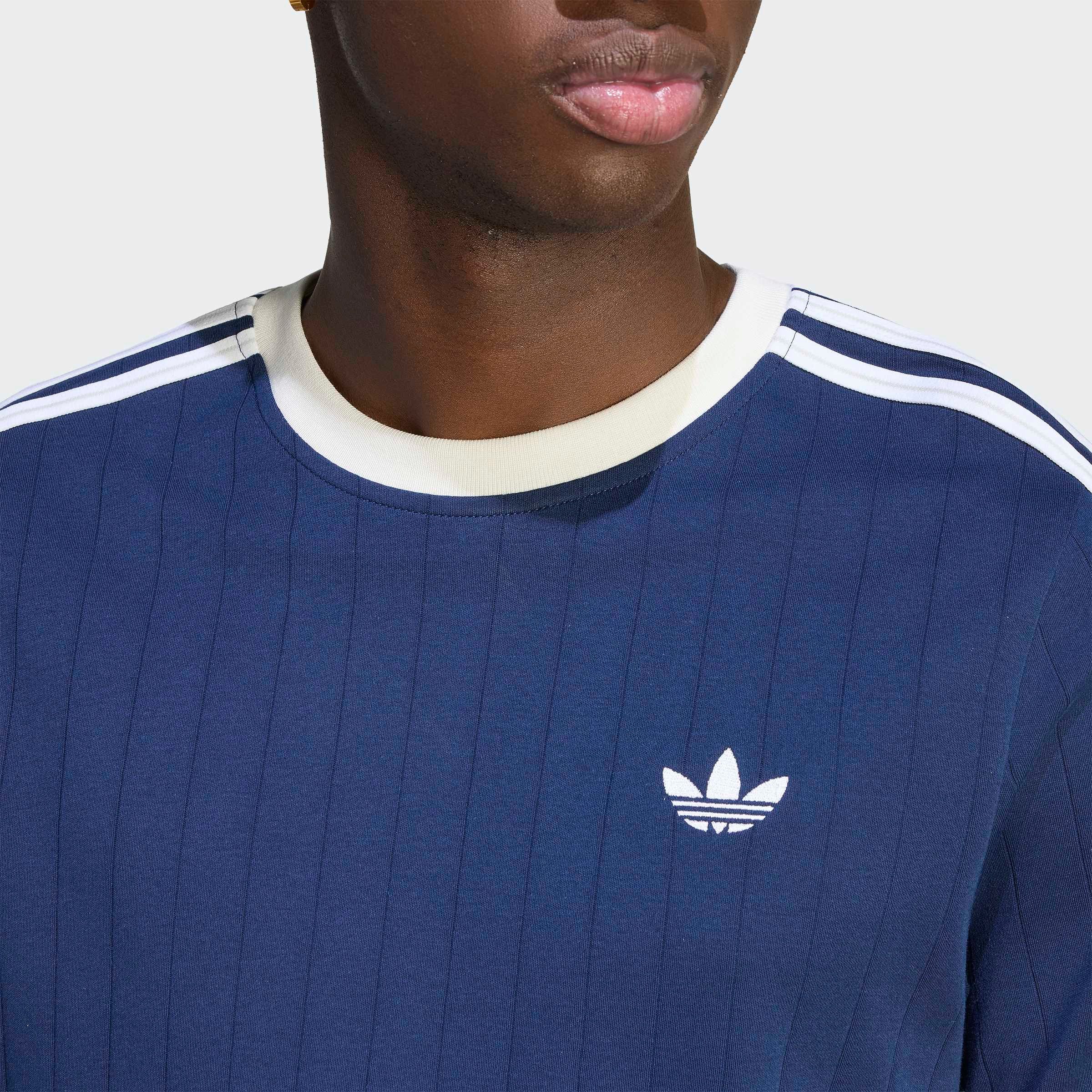 adidas Originals T-Shirt DROP NEEDLE 3-STREIFEN für Erwachsene, mit sportlichem Stil, in normaler Länge, Kurzarmdesign
