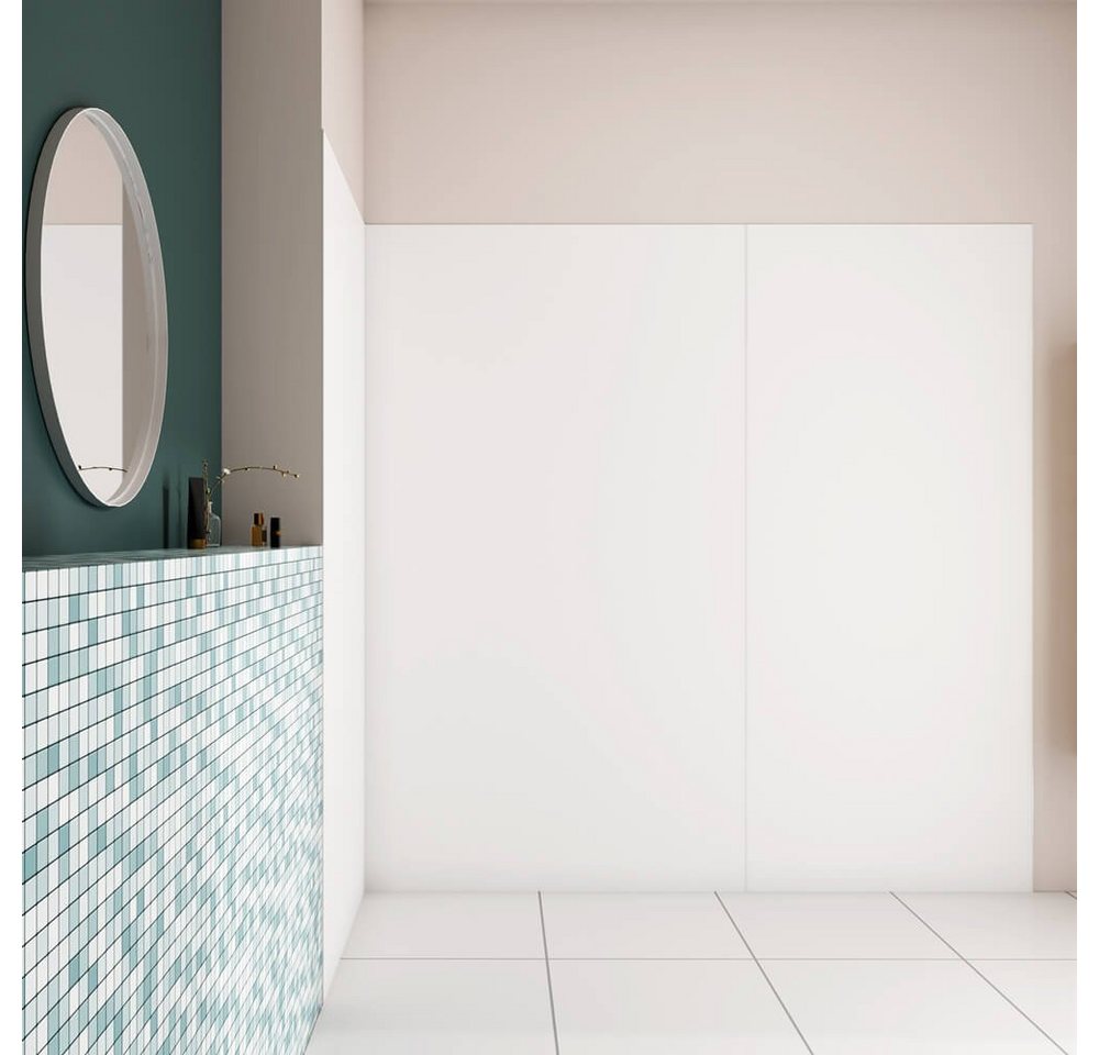Thumbnail - duschspa Duschrückwand 3mm 210cm weiße PE-Aluminiumpaneele wasserdichte Dushwandpaneele, (Set)