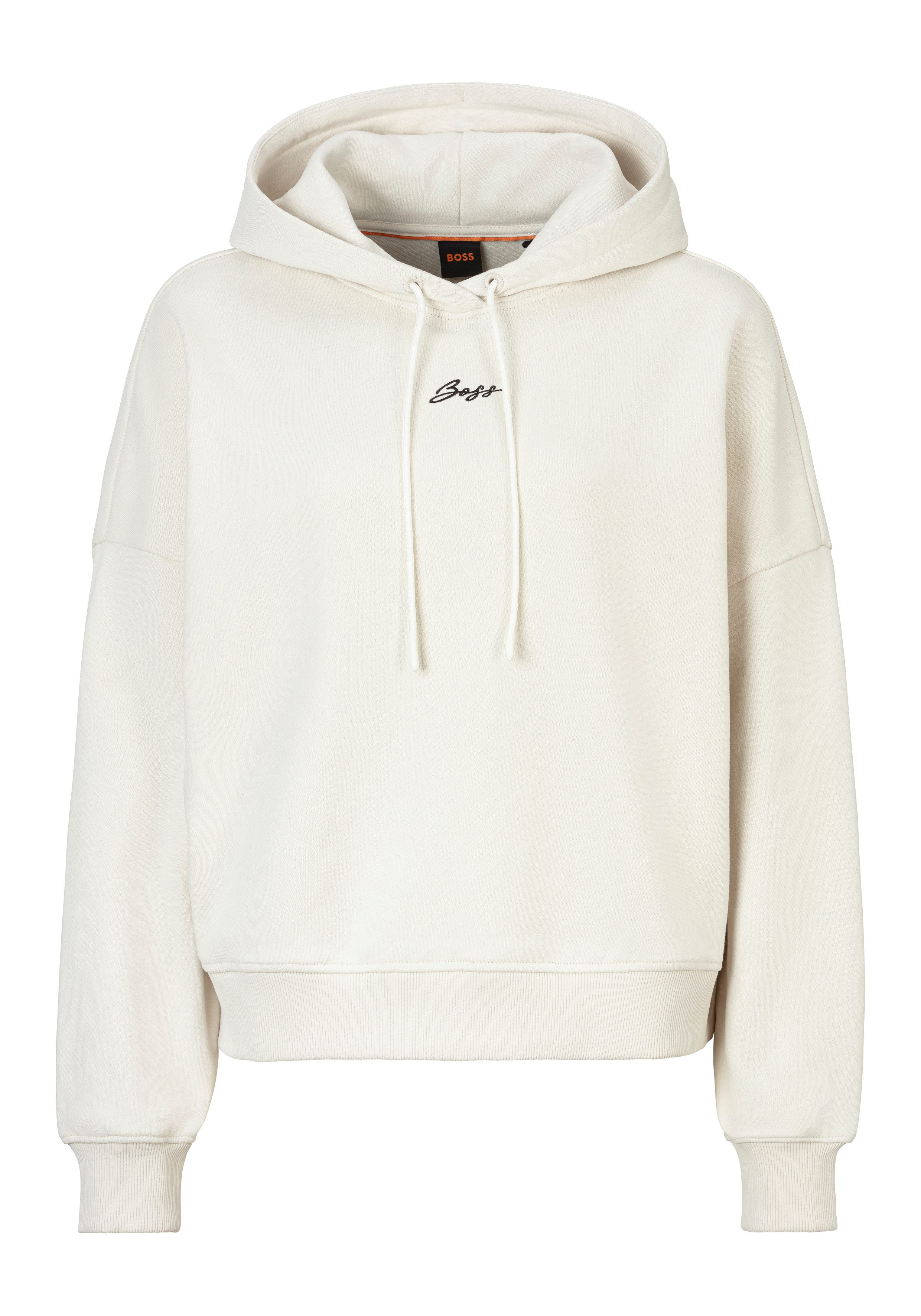 BOSS ORANGE Hoodie Ehoody Premium Damenmode mit gesticktem Logo günstig online kaufen