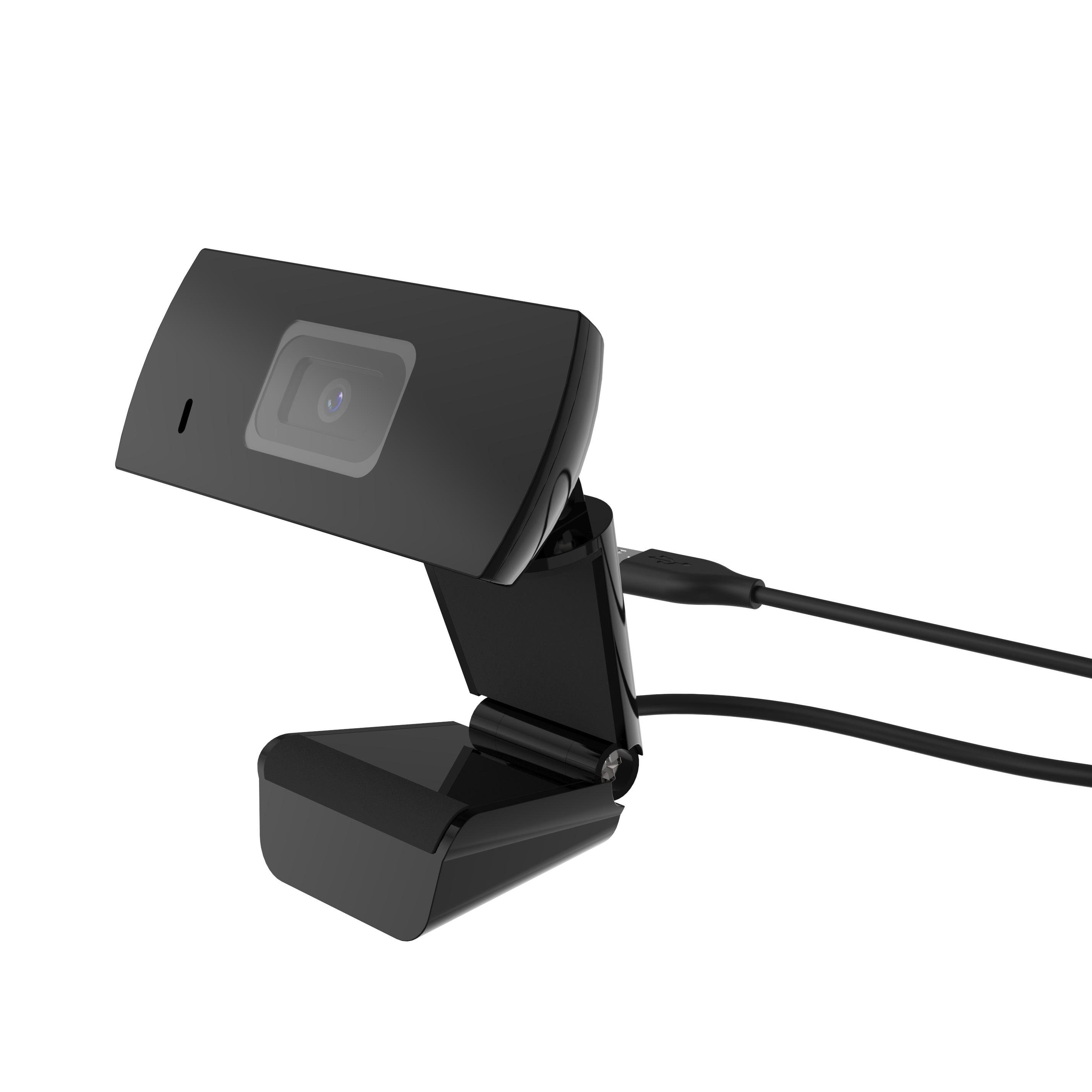 XLAYER 218162 schwarz Full HD-Webcam (Full HD, USB Plug & Play Installation)