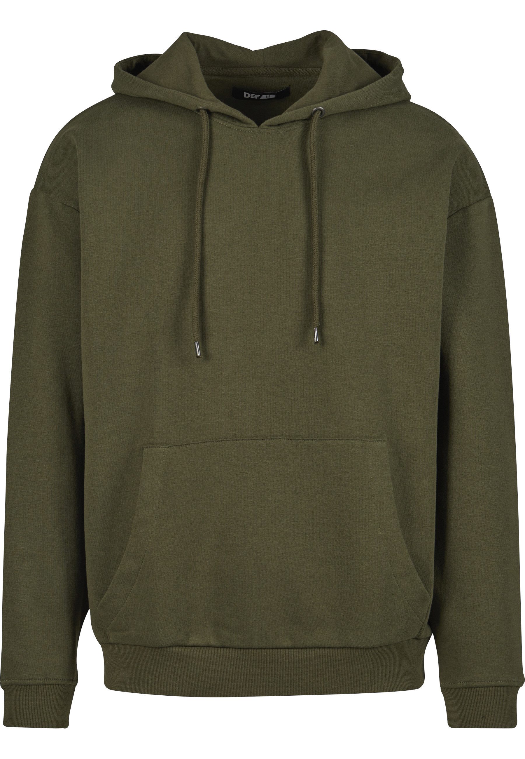 DEF Sweatshirt DEF Damen DEF Bommel Hoody Black (1-tlg)