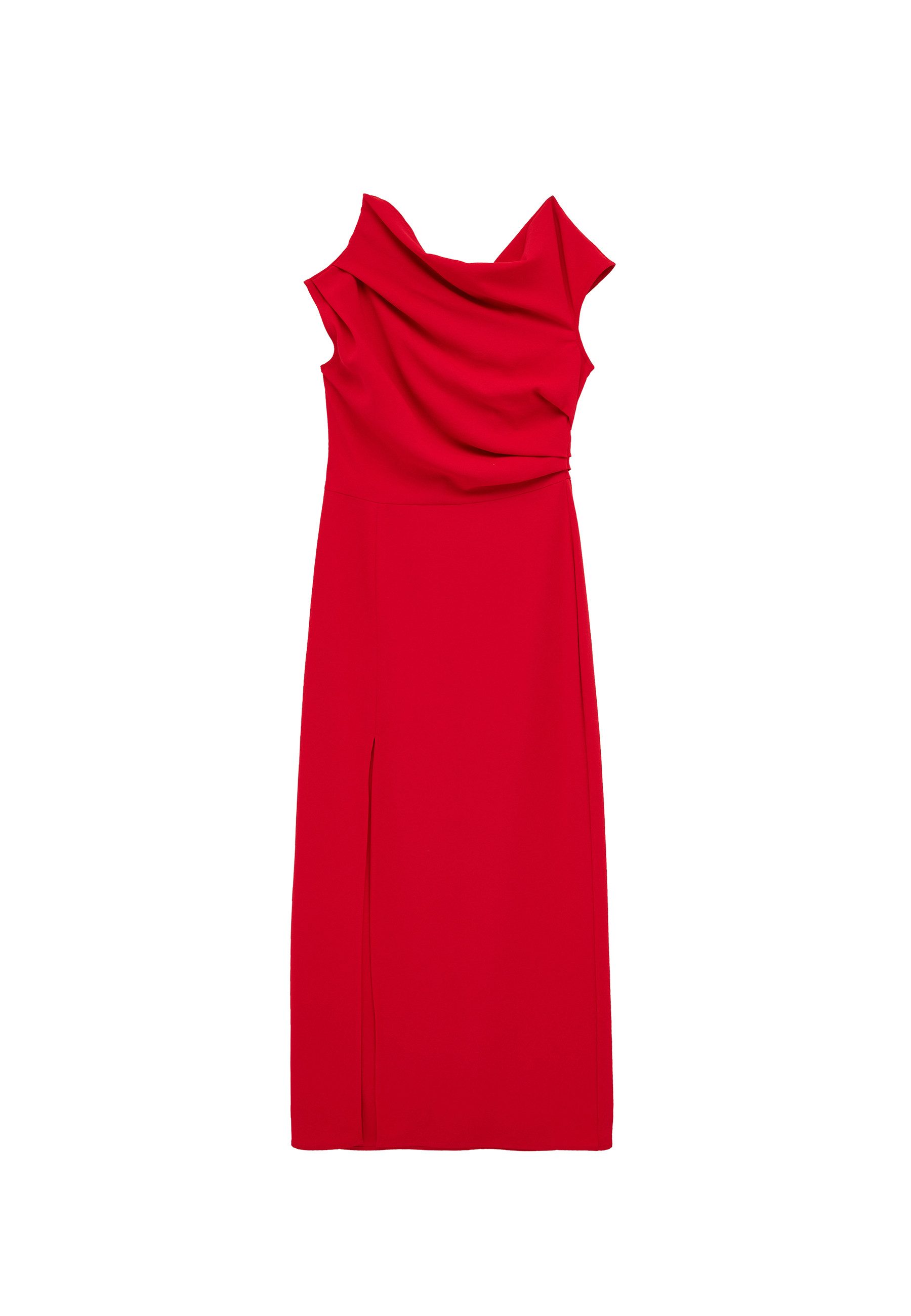 Koton Badekleid Mit Vorderem Schlitzdetail Drapiert Midikleid