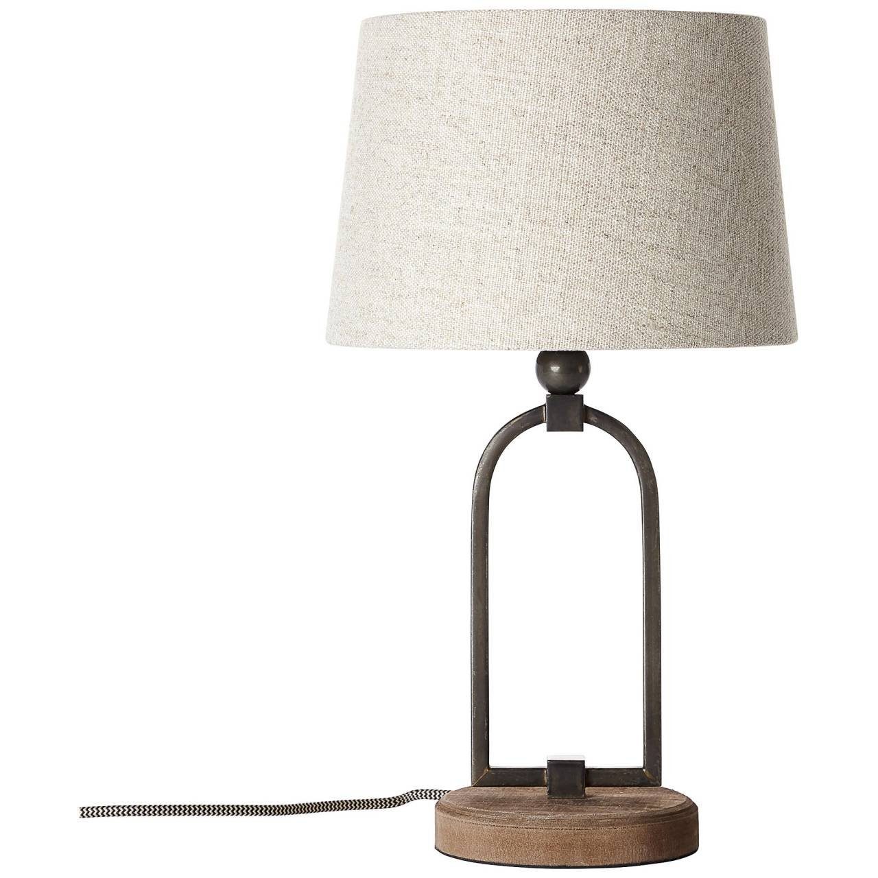 Brilliant Tischleuchte Sora, g.f. Normallamp Sora A60, Lampe 1x Tischleuchte beige 25cm 40W, E27