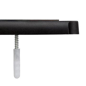 relaxdays Wand-Magnet Messer-Leiste 2 x Magnetleiste schwarz