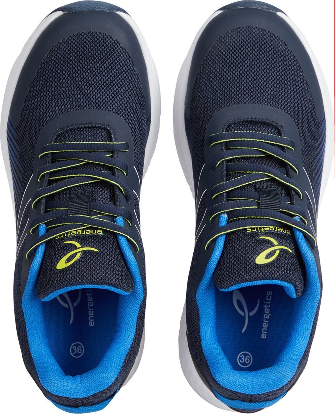 Energetics Ki.-Running-Schuh Sneaker IV Black/Yellow Roadrunner J