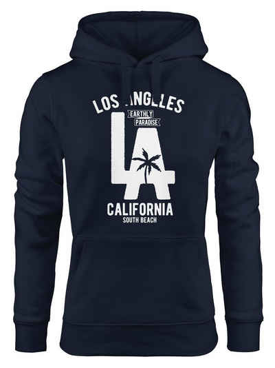 Neverless Hoodie »Hoodie Damen Los Angeles California LA Palme Sweatshirt Kapuze Hoody Neverless®«
