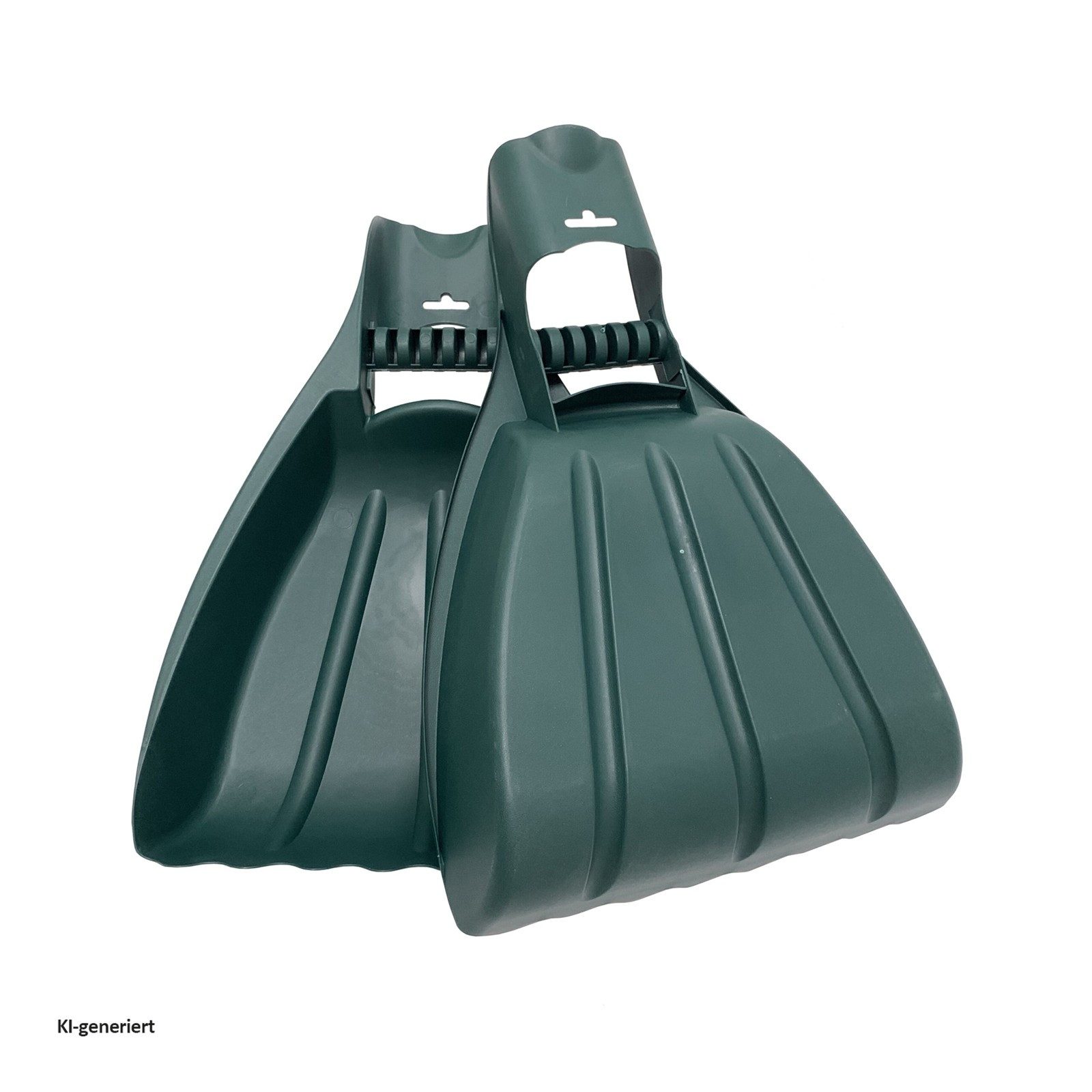 HTI-Living Laubsammler Laubgreifer 2-teilig Nessa Grün, (Stück, 2-St., je eine Schaufel für die rechte und linke Hand), Laubsammler Laubschaufel 1 Paar