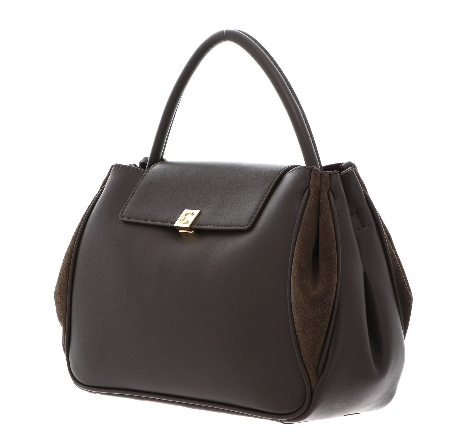 COCCINELLE Handtasche Smooth Leather / Suede Leather Handbag, aus echtem Rindsleder