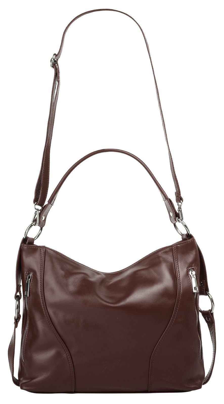 Samantha Look Henkeltasche (1-tlg), echt Leder, Made in Italy