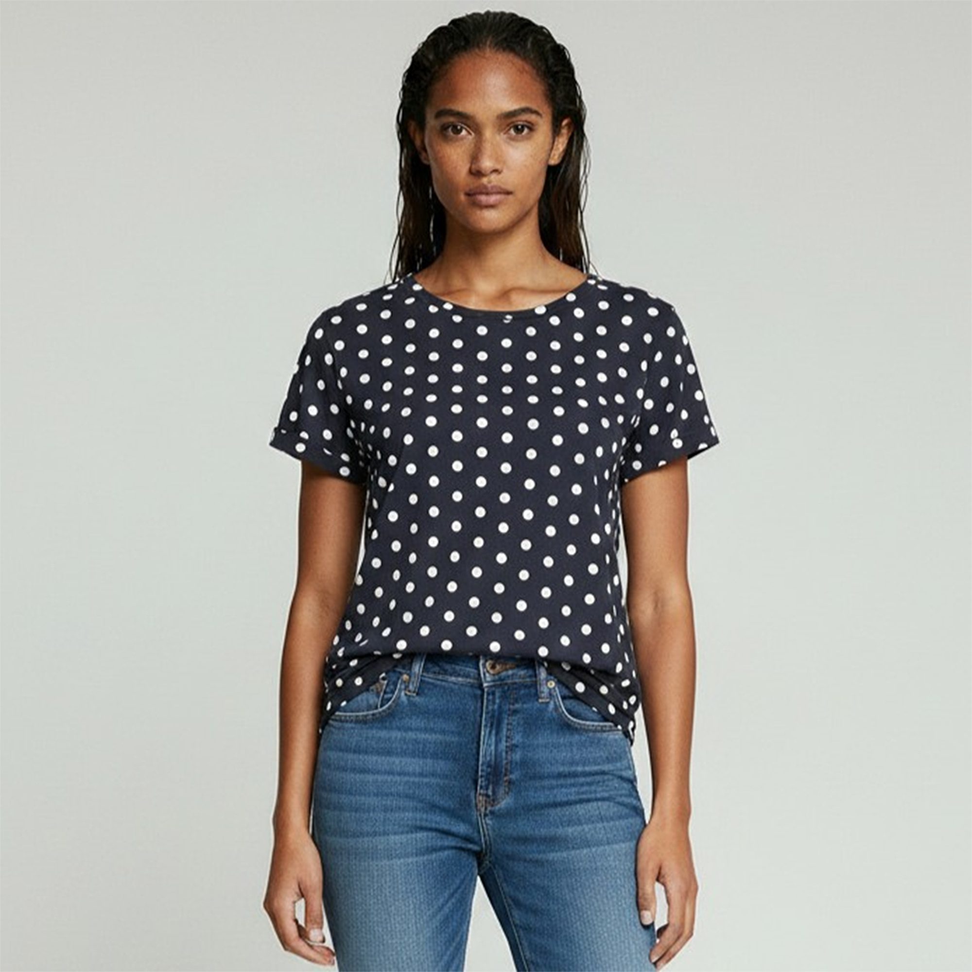 maracujaaa Kurzarmshirt Audrey Tupfen Shirt