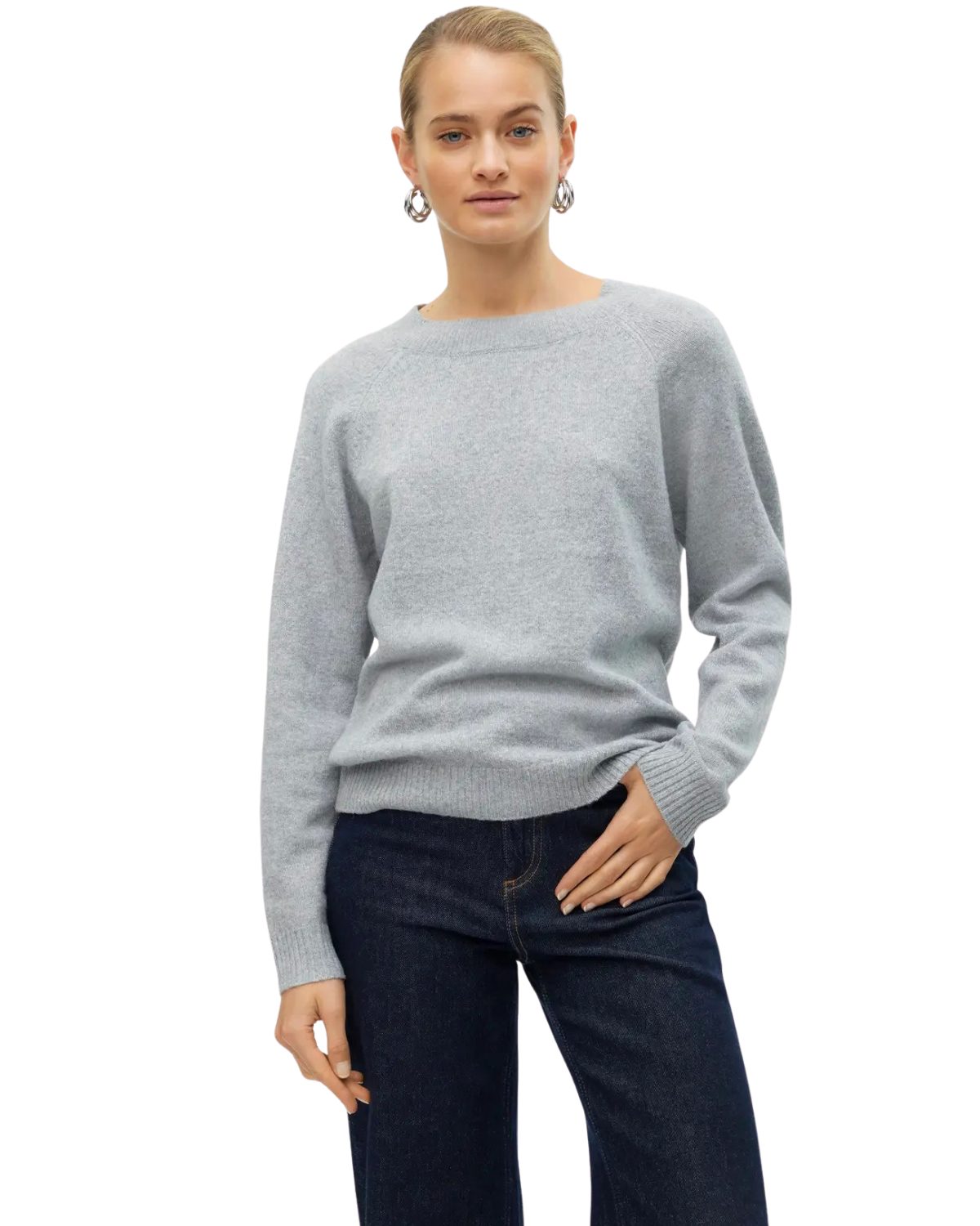 Vero Moda Strickpullover Rundhals Langarm Basic Pulli