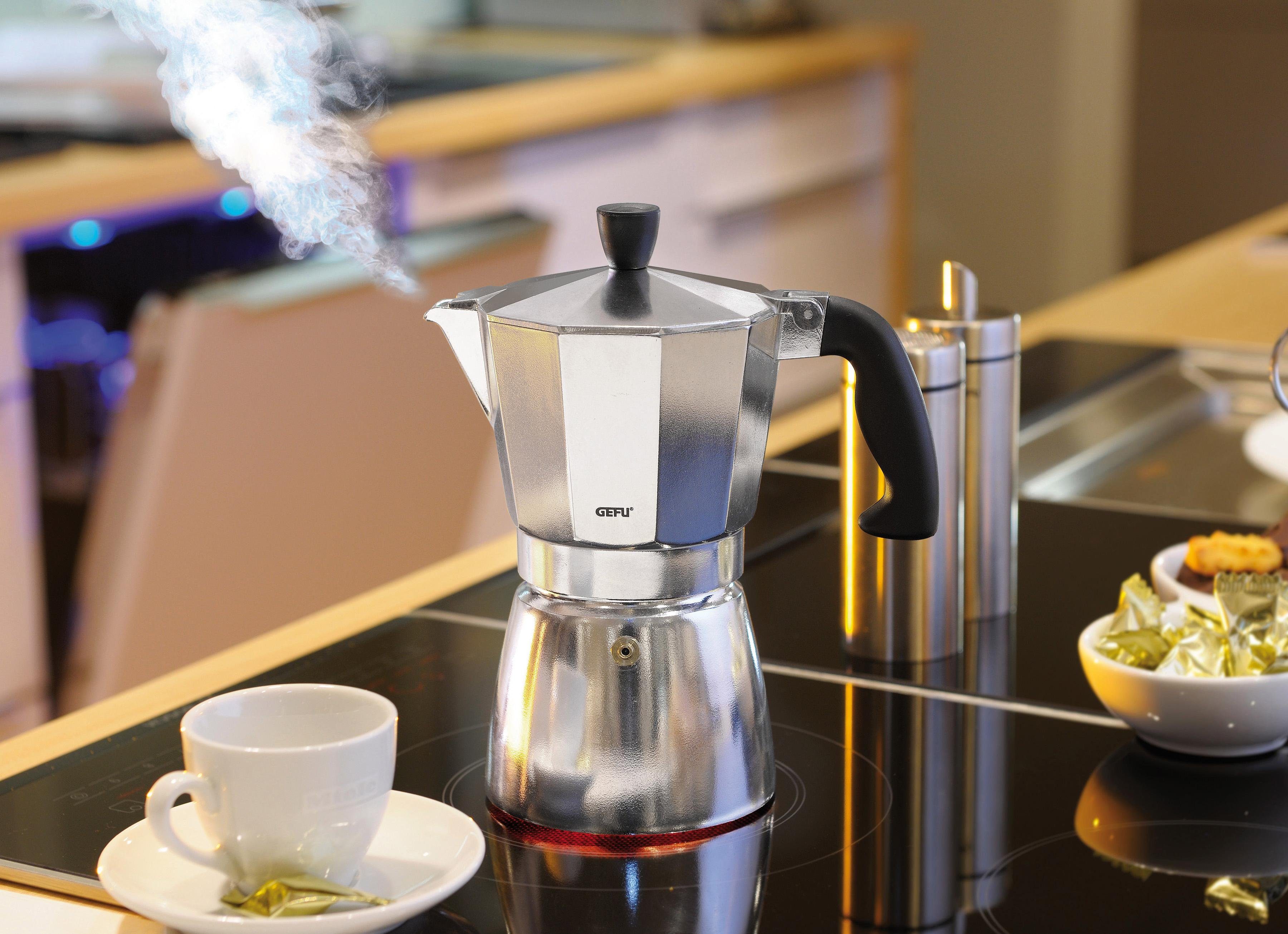GEFU Espressokocher, für 6 Tassen