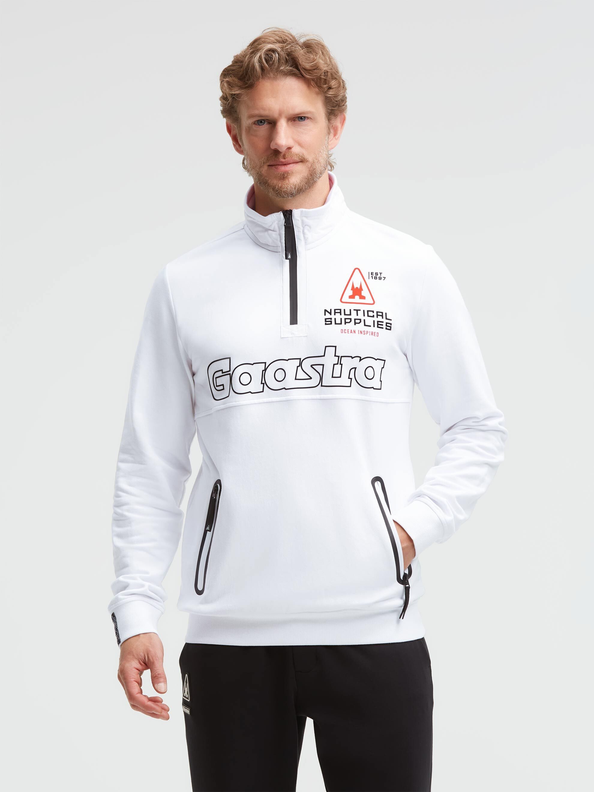 Gaastra Sweater mit Reißverschluss-Taschen