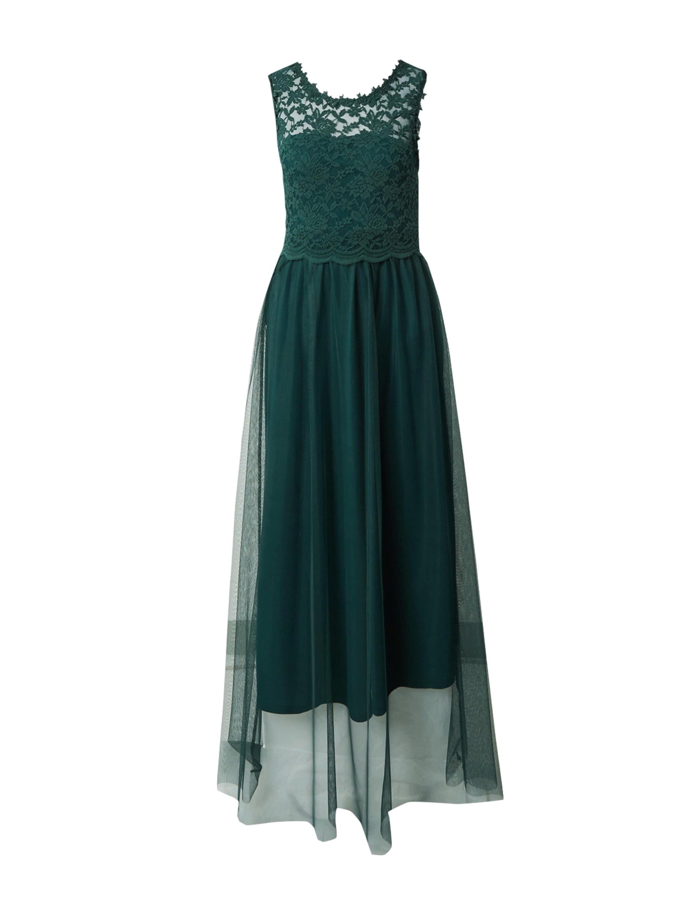 Vila Abendkleid Lynnea (1-tlg) Spitze, Drapiert/gerafft