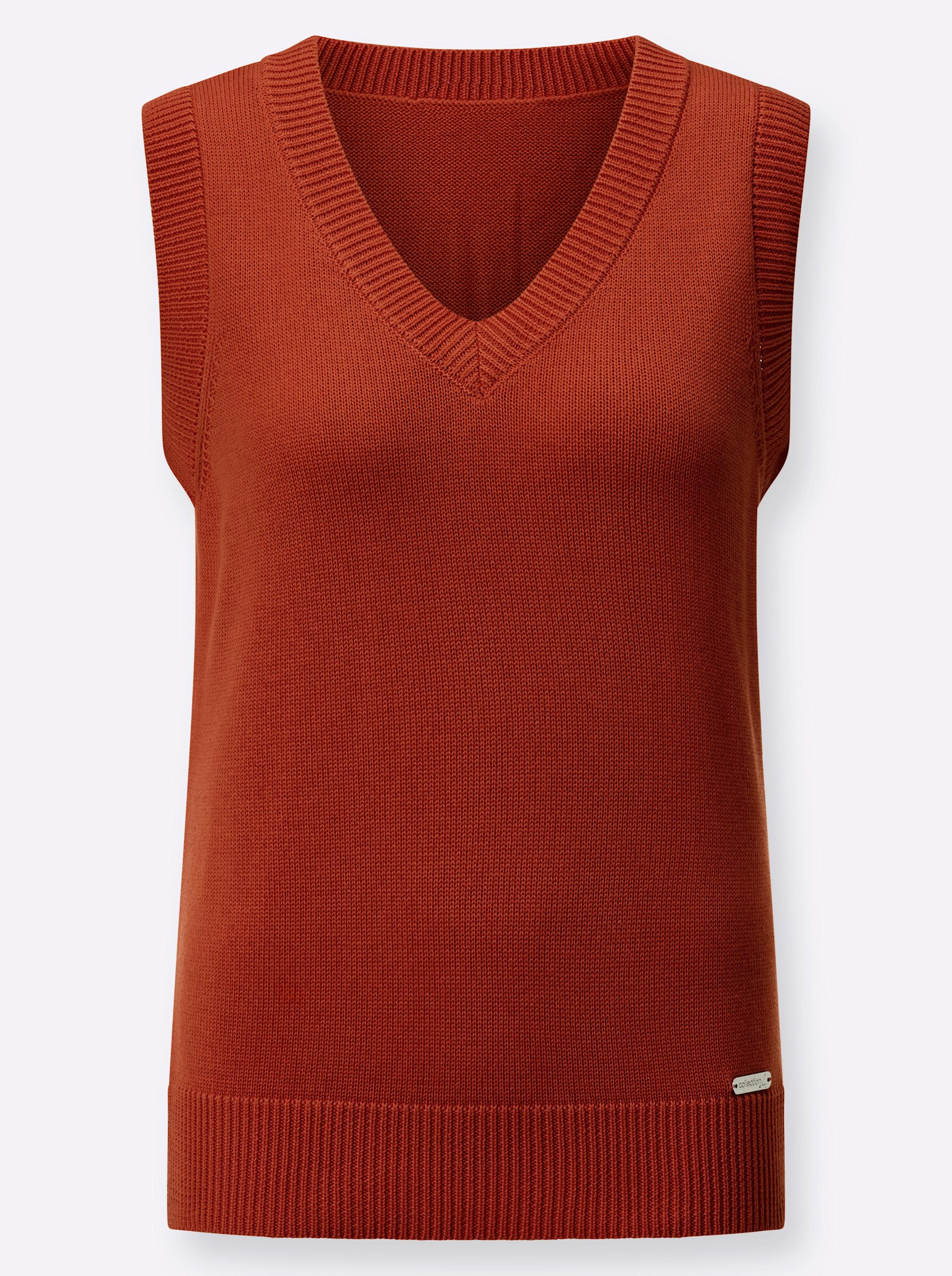 Witt Strickpullover Pullunder Ärmellos Jersey .