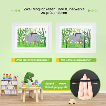 zggzerg Bilderrahmen Kinder Kunst Bilderrahmen, Kinderzeichnungen Kunstfotorahmen, (1 St)