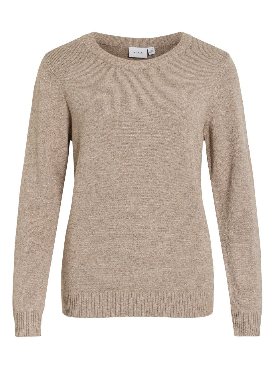 Vila Strickpullover Dünner Rundhals Strickpullover VIRIL VIRIL O-NECK L/S K günstig online kaufen