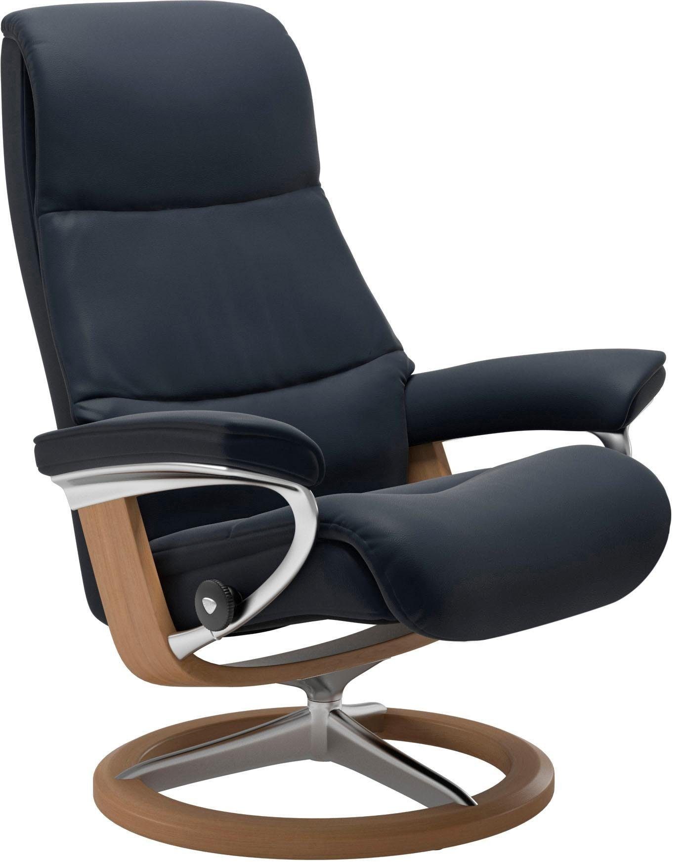 Stressless® Relaxsessel Signature Base, View, Eiche Größe mit M,Gestell