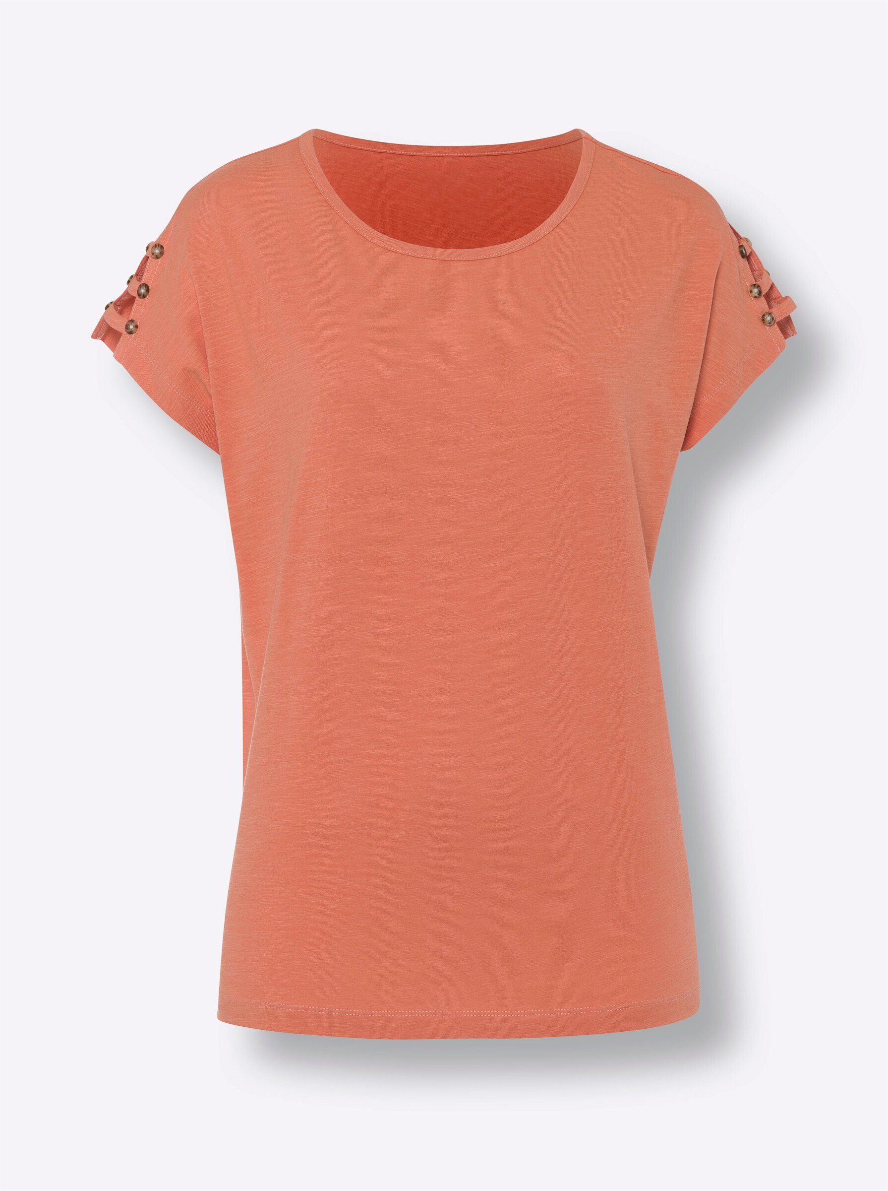 T-Shirt Rundhals-Shirt Extra kurz