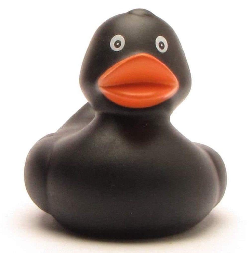 Badeente Duckshop Badespielzeug 6 - Quietscheentchen schwarz cm