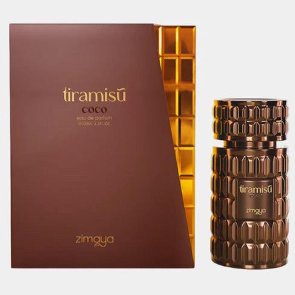 Zimaya Eau de Parfum Tiramisu Coco, Glasflakon, Parfüm EDP, Damenduft