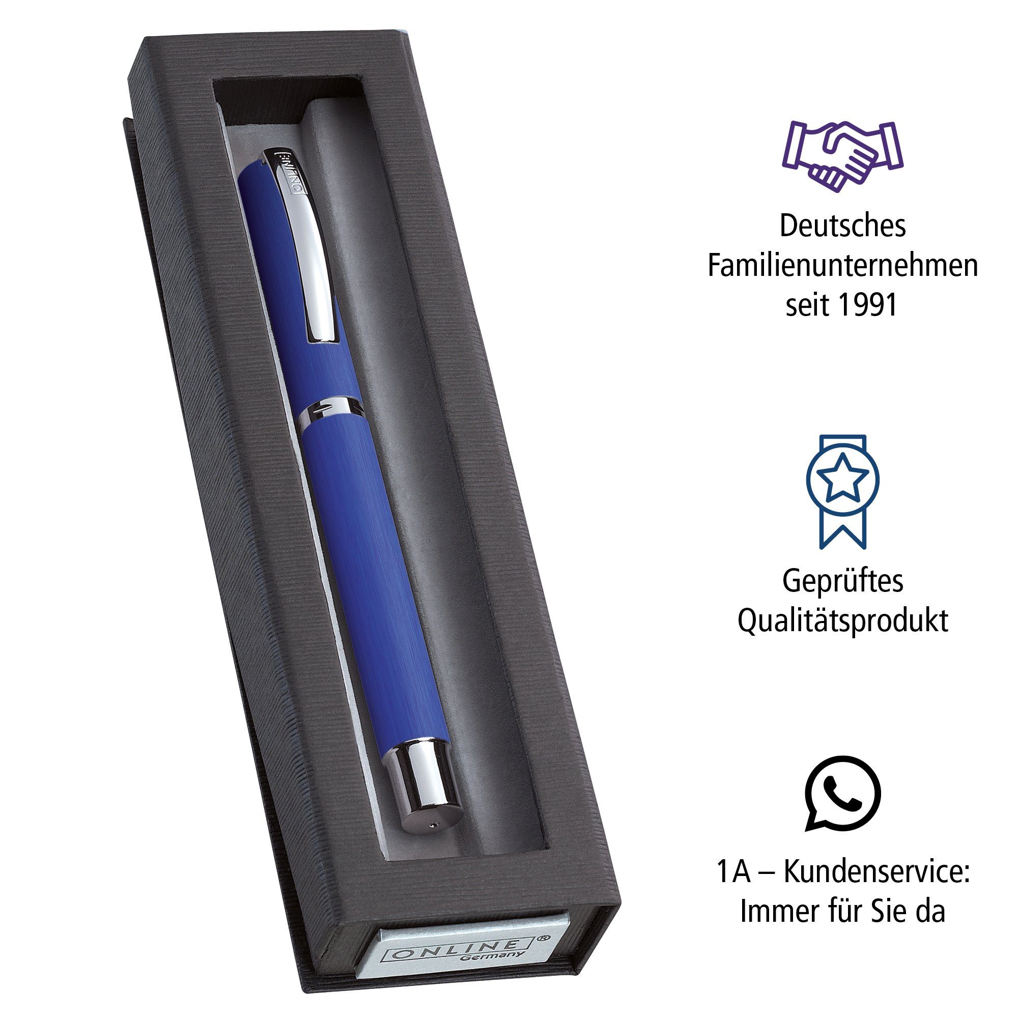 Online Pen Füller Vision Füllhalter, in Geschenkbox Blau