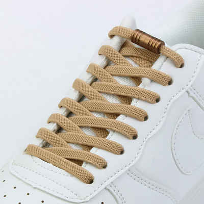 CoolBlauza Schnürsenkel Elastische Schnürsenkel, ohne Bindung Gummischnürsenkel verstellbar, für Schuhe verschiedener Größen