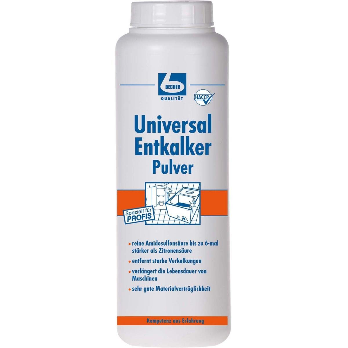 Becher Entkalker Spezialwaschmittel 1 Dr. Kg Dr. Universal Pulver Becher