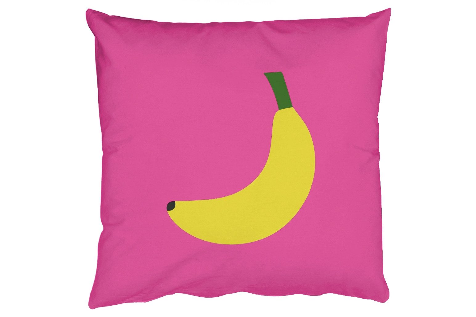 MuchoWow Dekokissen Banane - Gelb - Obst, Zierkissen mit Füllung für Wohnzimmer, Sofakissen, 40x40 cm