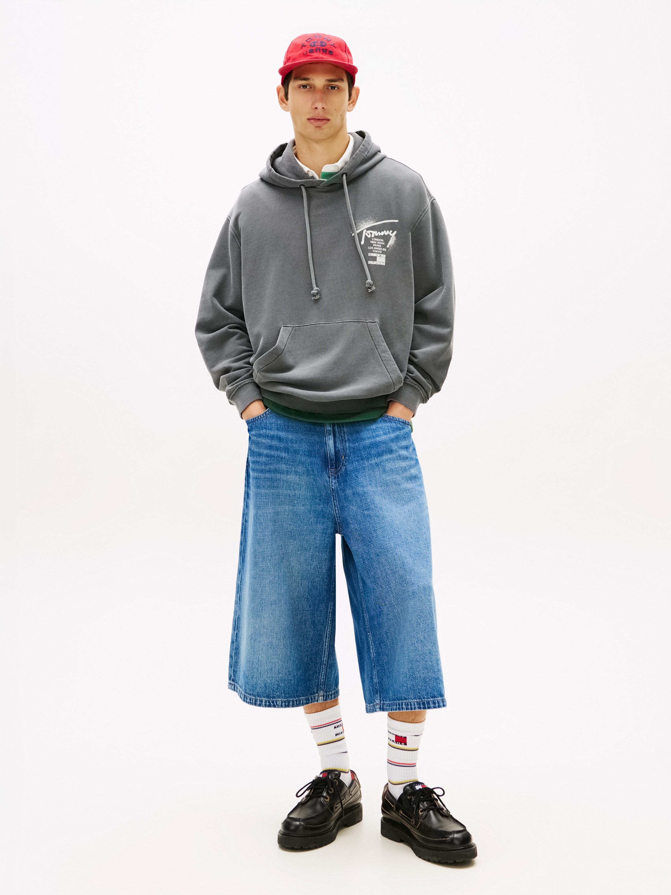 Tommy Jeans Kapuzensweatshirt TJM RELAXED NEON SIGN Relaxed fit mit Kapuze