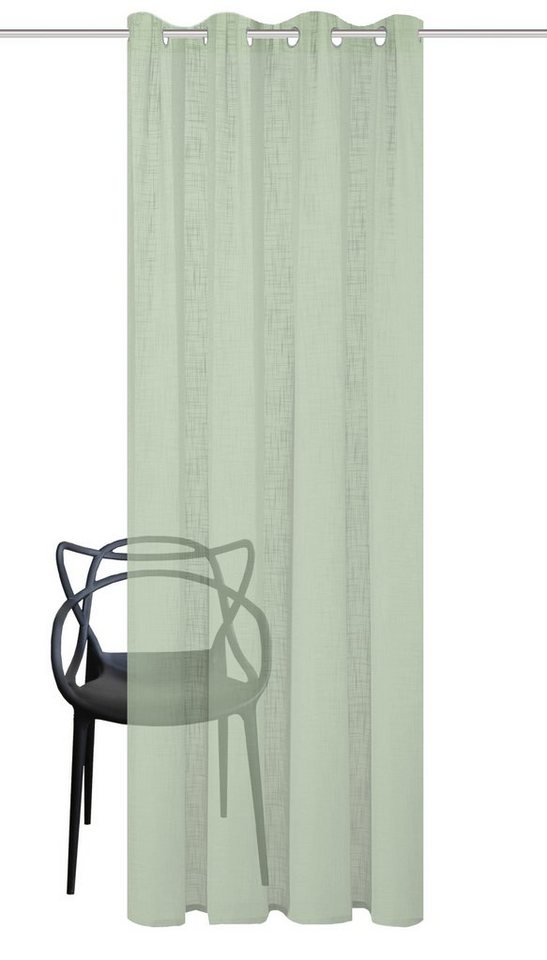 Vorhang 800530 Fertigschal SOFTY halbtransparent, unterschiedlicher  Ausführung, HOMEbasic, (1 St), Polyester
