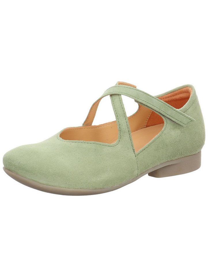 Think! Think! Ballerinas Leder Riemchenballerina