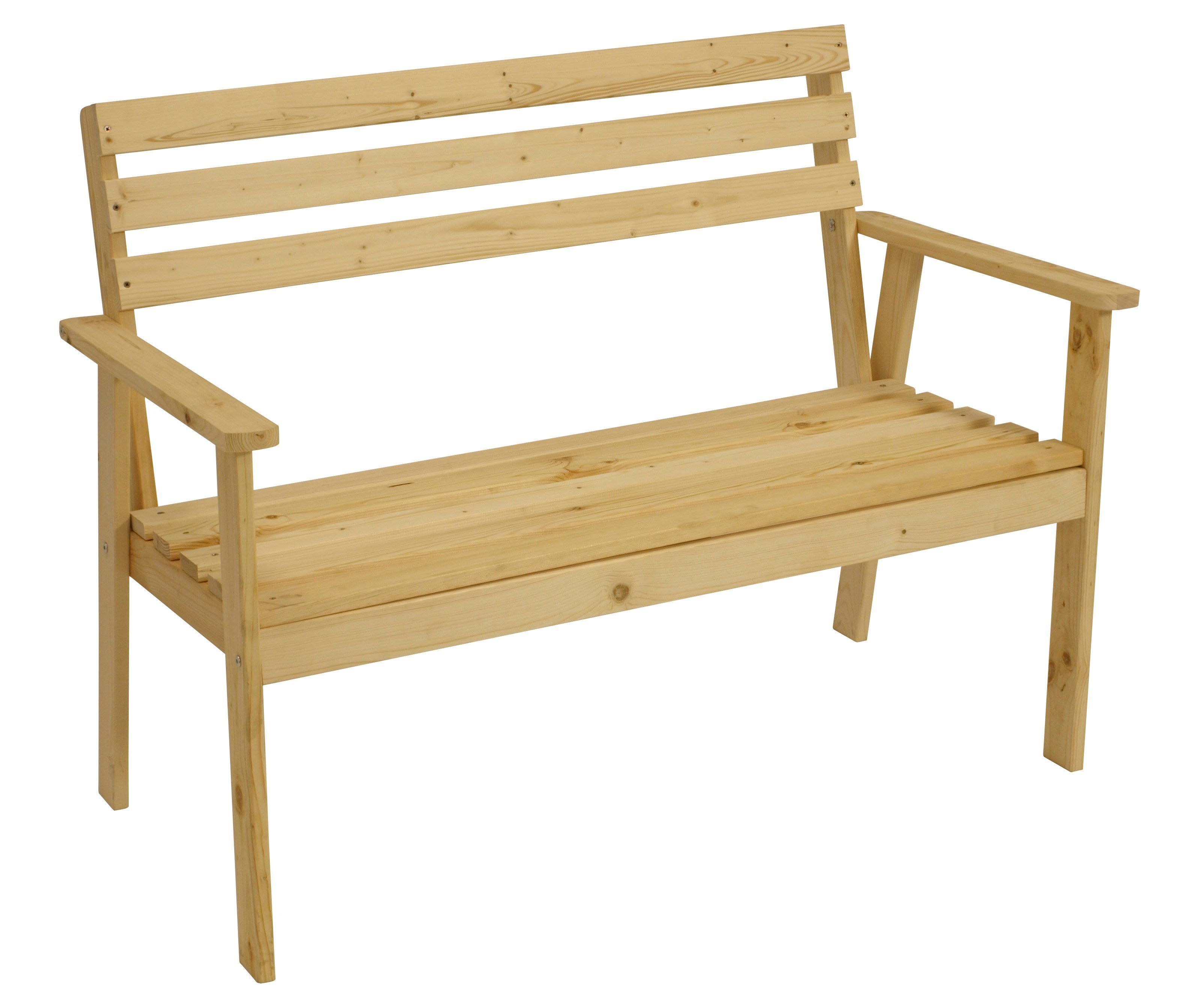 DEGAMO Gartenbank LINDAU (1-St), 2-sitzer 115cm, günstig online kaufen