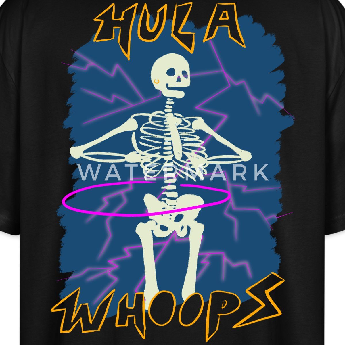 Spreadshirt T-Shirt Die Drei Fragezeichen Vierte Detektivin Hoola Whoops Oversize Unisex T (1-tlg)