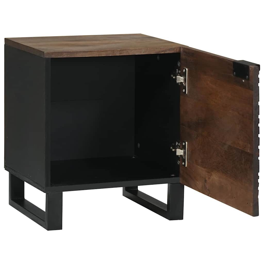 vidaXL Nachttisch Nachttisch Walnuss 40 x 33 x 46 cm Holzwerkstoff (1-St)