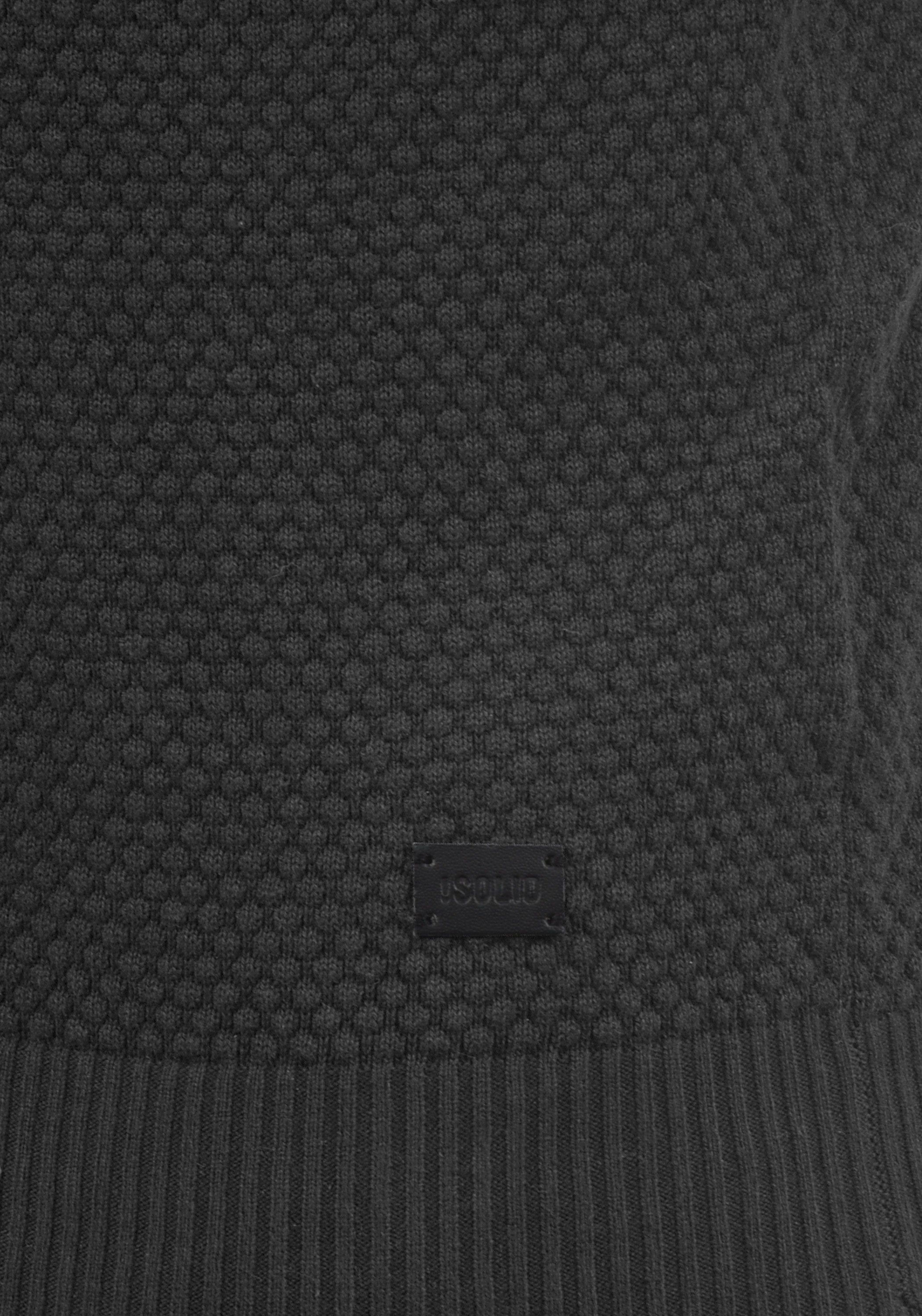 !Solid Rollkragenpullover SDKarlos Strickpullover mit Perlstrickmuster