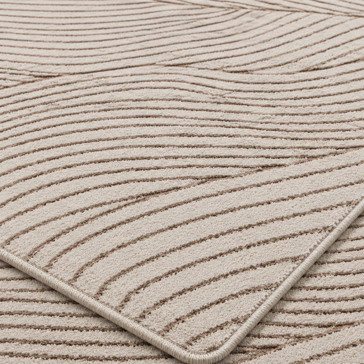 TeppichHome24 Designteppich Dekorative Motivstruktur, rechteckig, Höhe: 8 mm, pflegeleicht, strapazierfähig, für Fußbodenheizung geeignet – Bild 4 von 5