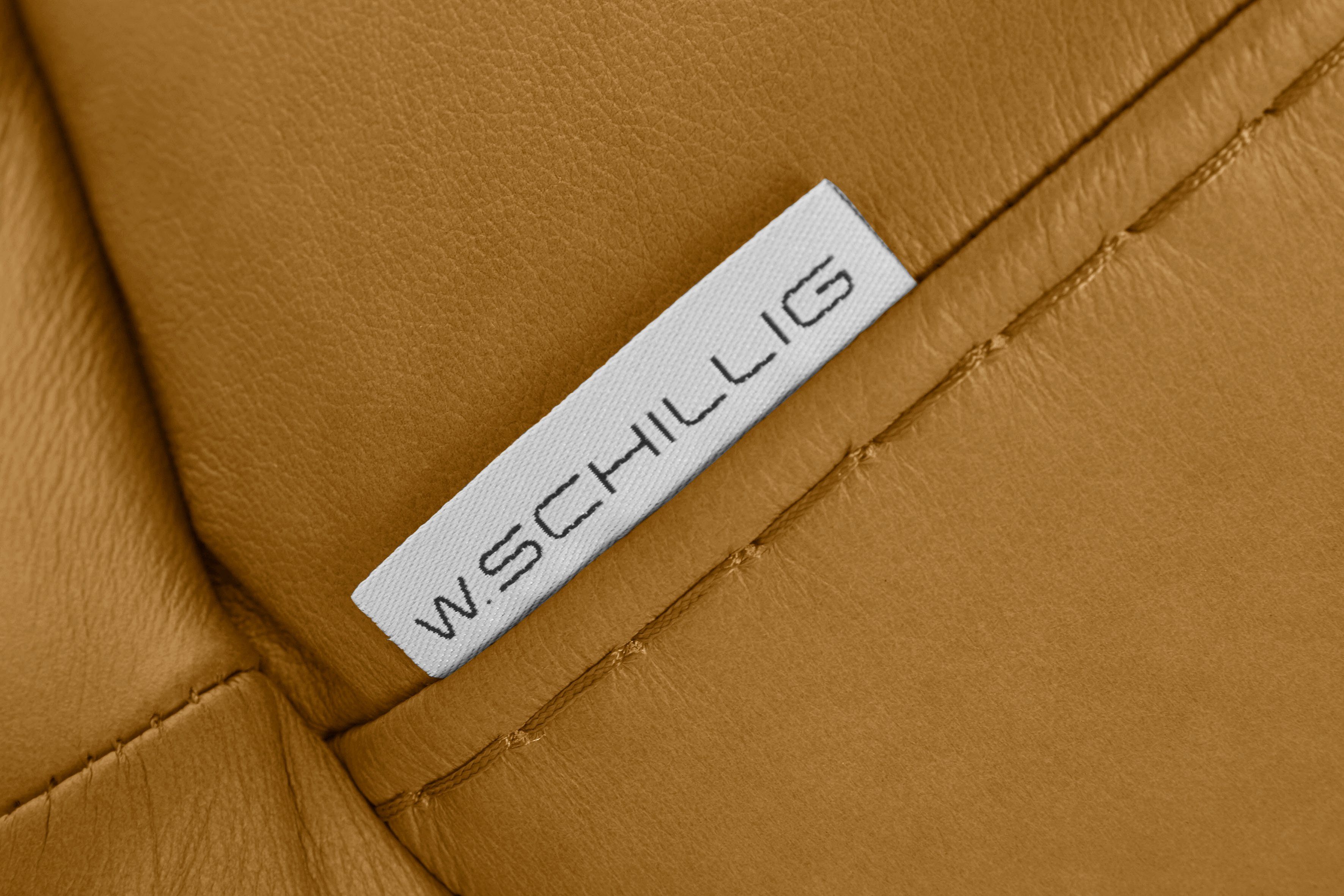W.SCHILLIG 2-Sitzer matt, Metallfüßen montanaa, 192 mit in Breite cm Silber