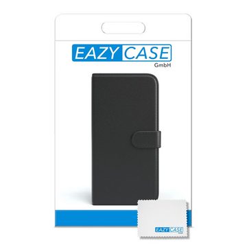 EAZY CASE Handyhülle Uni Bookstyle für Huawei P30 Lite 6,15 Zoll, Schutzhülle mit Standfunktion Kartenfach Handytasche aufklappbar Etui